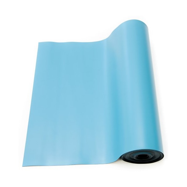ESD Anti-Static High Temperature Table Mat Roll, 2.5 Ft. x 10 Ft., Blue